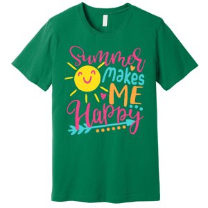 Summer Makes Me Happy Premium T-Shirt