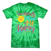 Summer Makes Me Happy Tie-Dye T-Shirt