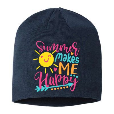 Summer Makes Me Happy Sustainable Beanie