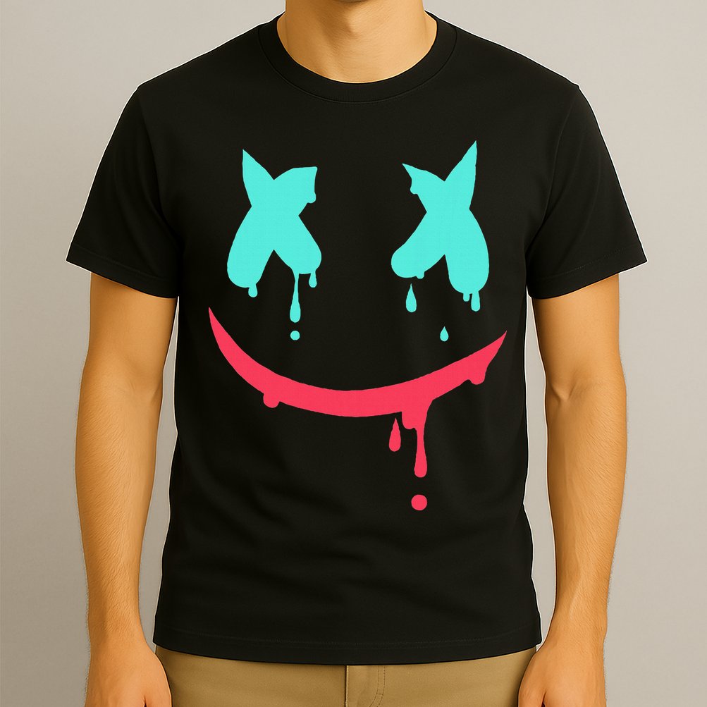 Smiling Marshmallow Melting Happy Face T-Shirt