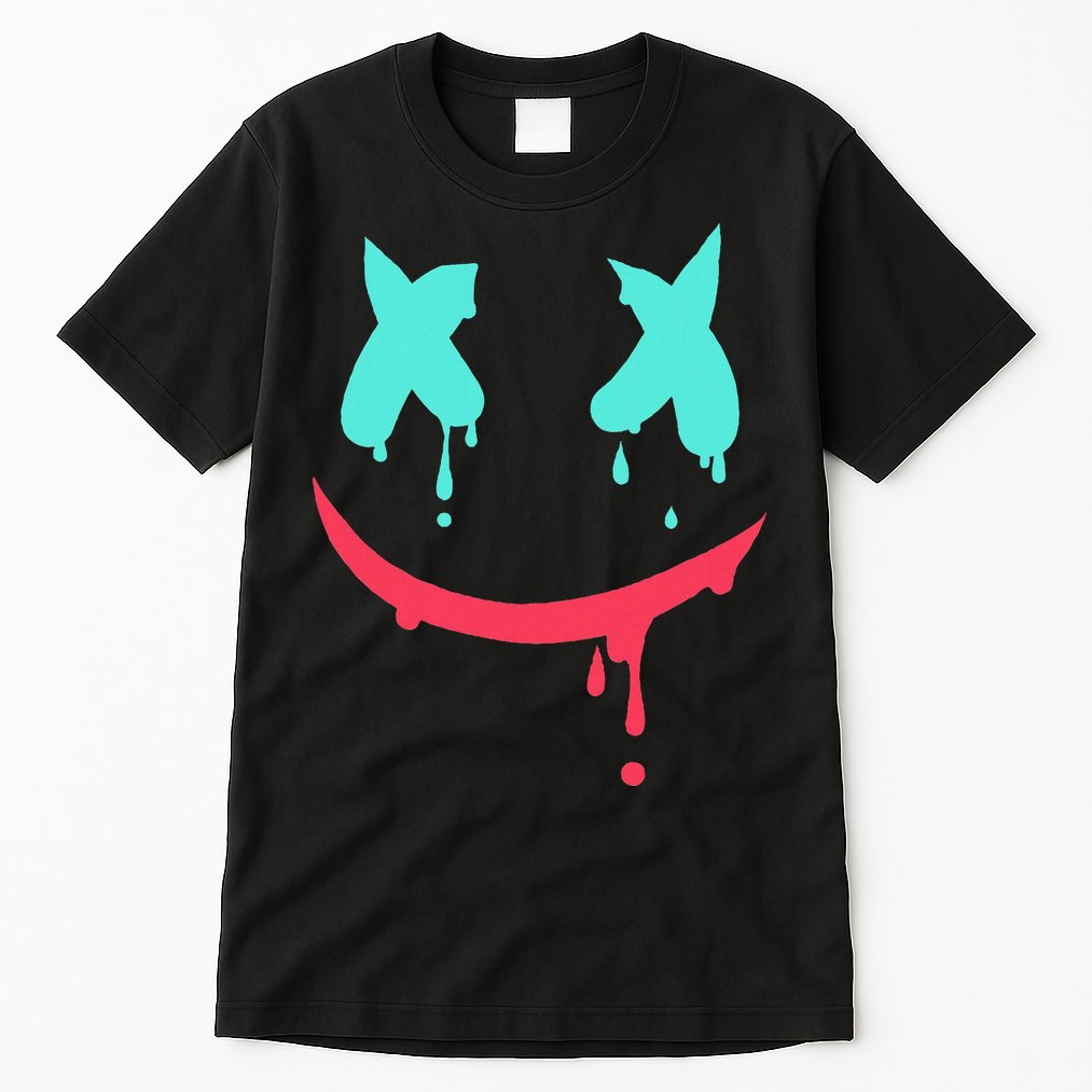 Smiling Marshmallow Melting Happy Face Tall T-Shirt