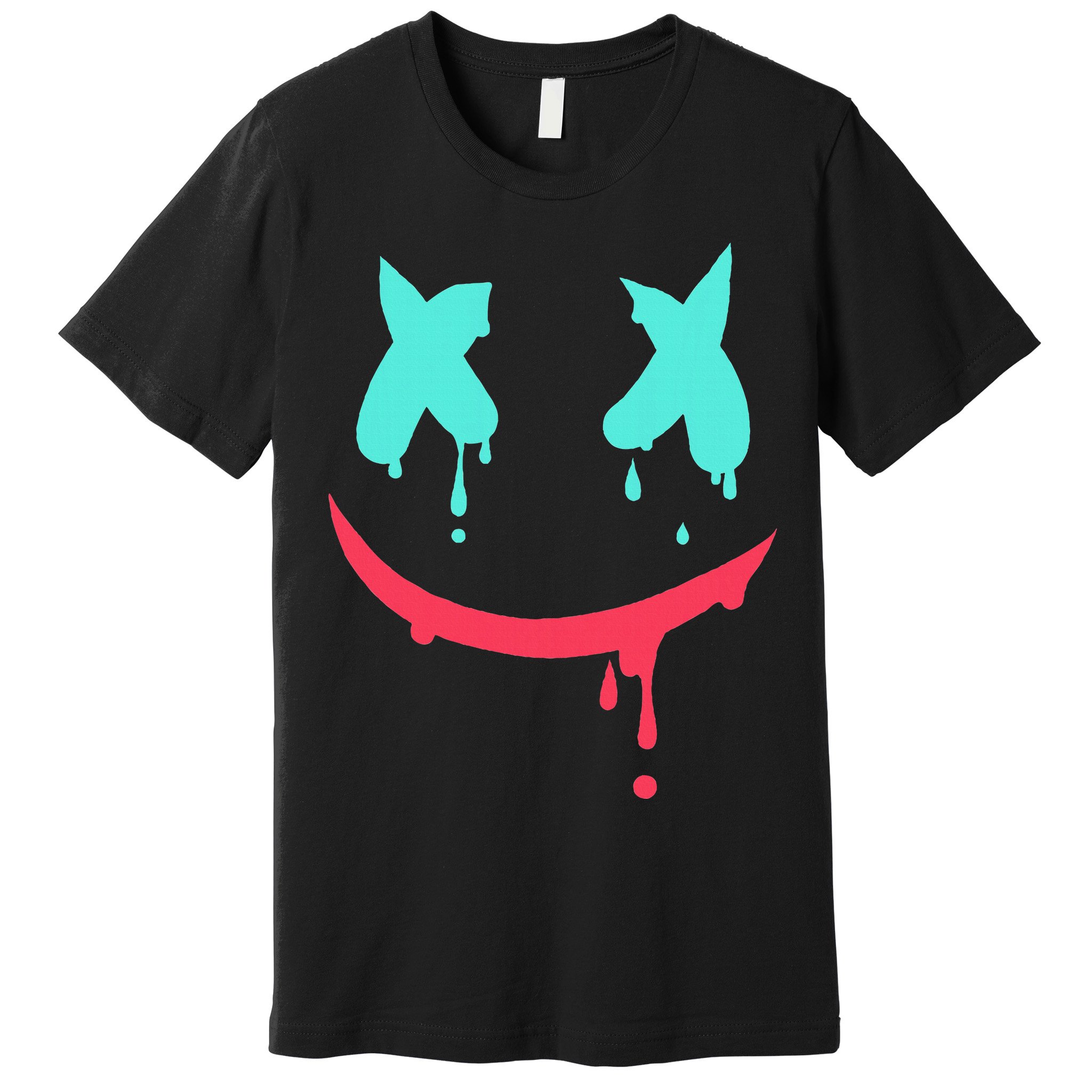 Smiling Marshmallow Melting Happy Face Premium T-Shirt