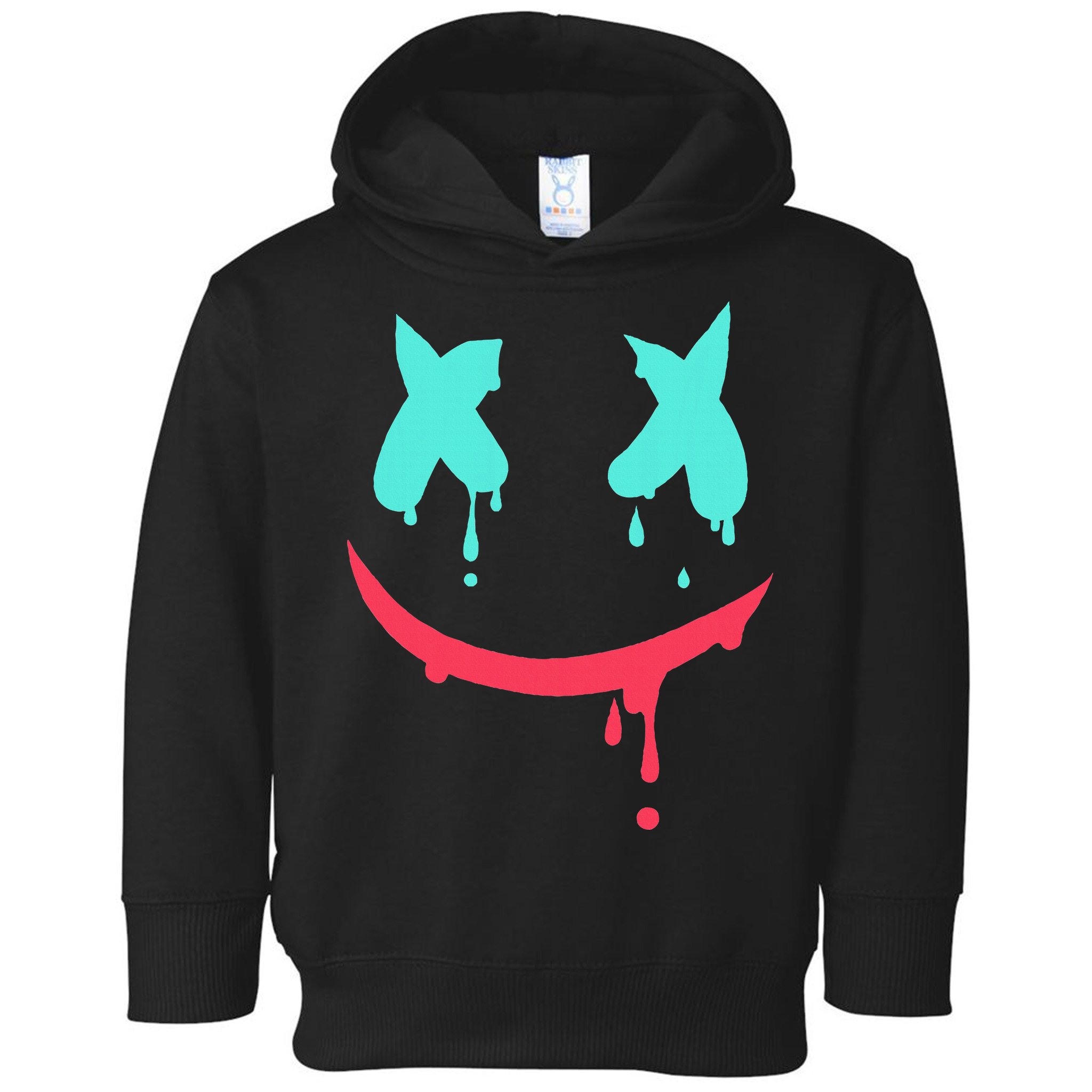 Smiling Marshmallow Melting Happy Face Toddler Hoodie