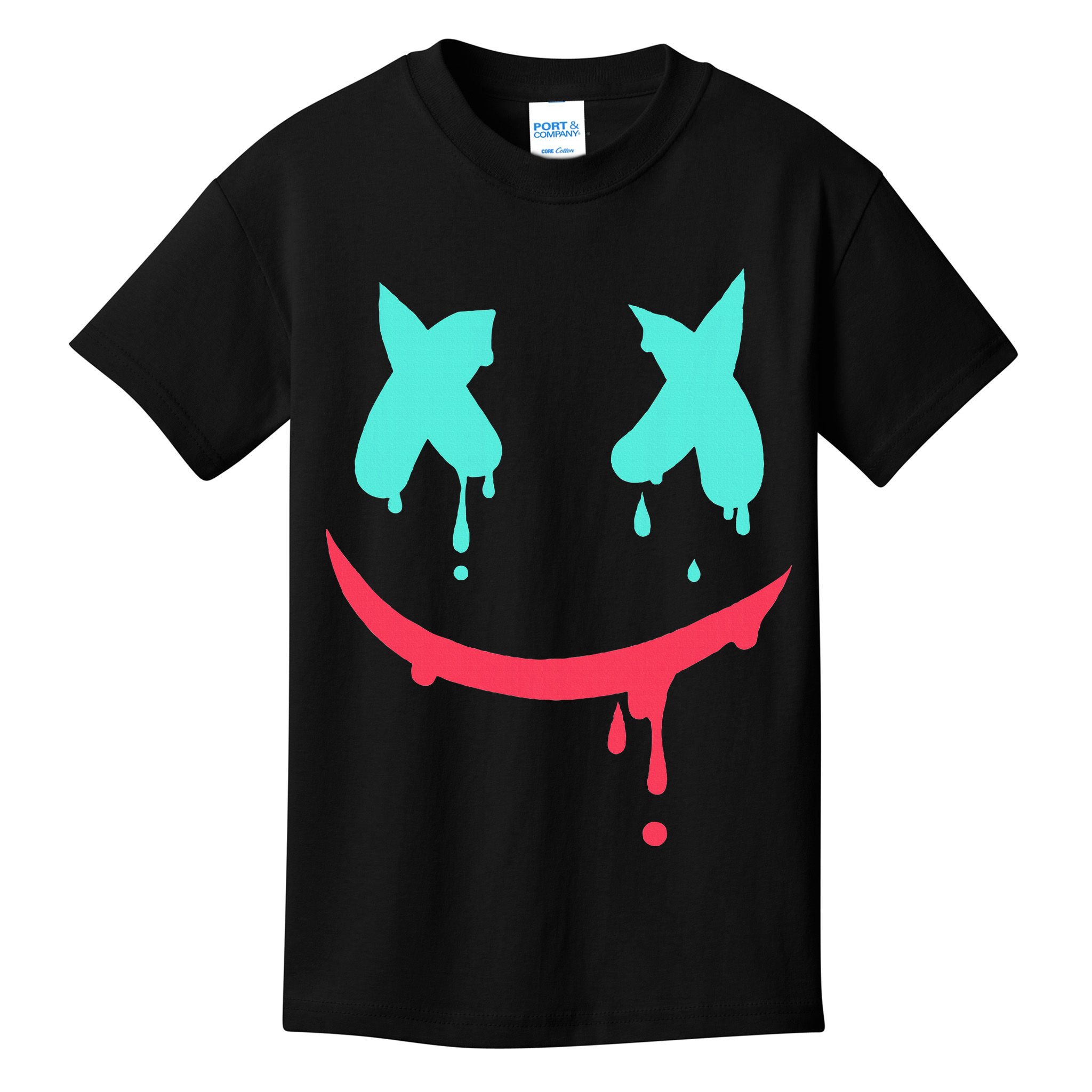 Smiling Marshmallow Melting Happy Face Kids T-Shirt