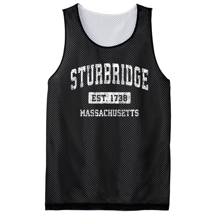 Sturbridge Massachusetts Ma Vintage Sports Established Mesh Reversible Basketball Jersey Tank