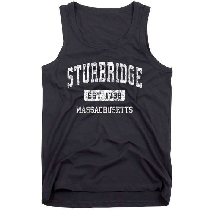 Sturbridge Massachusetts Ma Vintage Sports Established Tank Top