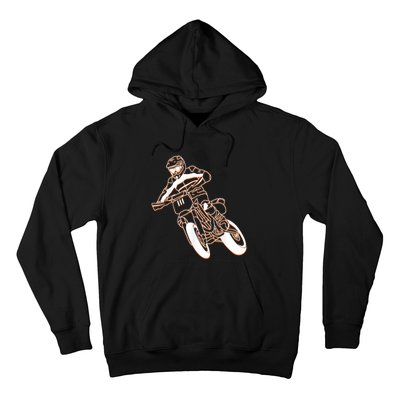 Supermoto Motorcycle Motocross Rider Racing Hoodie