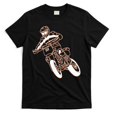 Supermoto Motorcycle Motocross Rider Racing T-Shirt