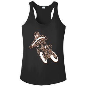 Supermoto Motorcycle Motocross Rider Racing Ladies PosiCharge Competitor Racerback Tank