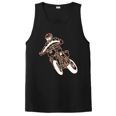 Supermoto Motorcycle Motocross Rider Racing PosiCharge Competitor Tank