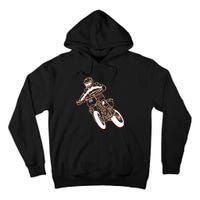 Supermoto Motorcycle Motocross Rider Racing Tall Hoodie