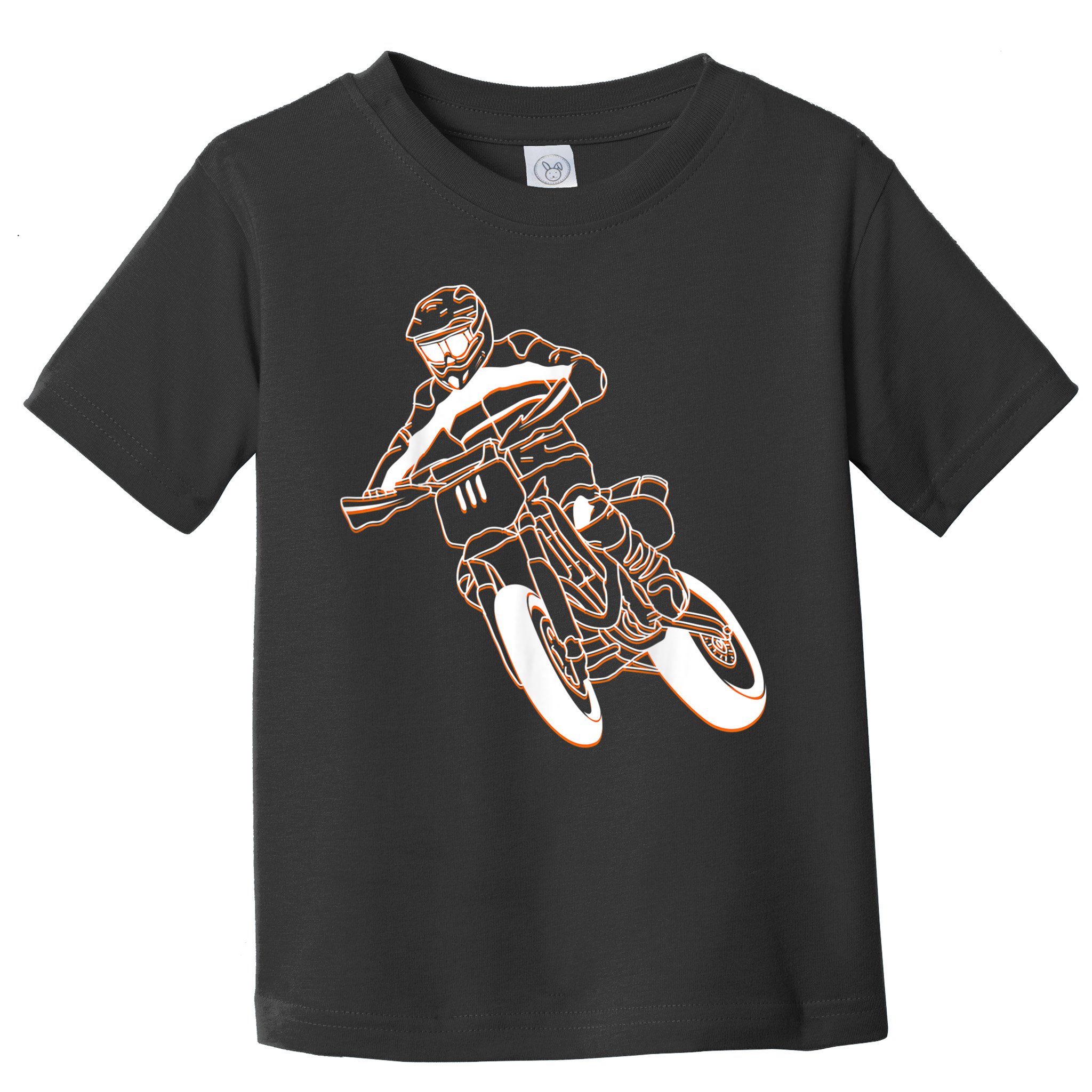 Supermoto Motorcycle Motocross Rider Racing Toddler T-Shirt