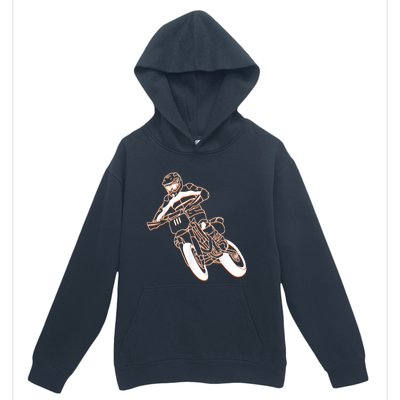 Supermoto Motorcycle Motocross Rider Racing Urban Pullover Hoodie