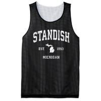 Standish Michigan Mi Vintage Athletic Mesh Reversible Basketball Jersey Tank