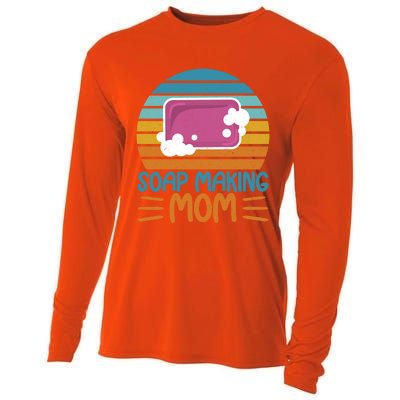 Soap Making Mom Soap Maker Expert Soap Lover Cute Gift Cooling Performance Long Sleeve Crew