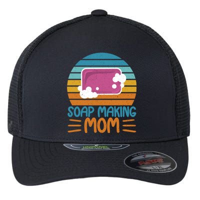 Soap Making Mom Soap Maker Expert Soap Lover Cute Gift Flexfit Unipanel Trucker Cap