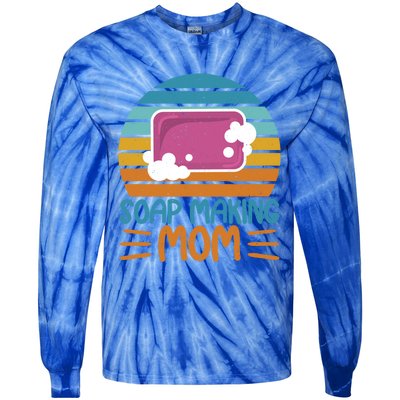 Soap Making Mom Soap Maker Expert Soap Lover Cute Gift Tie-Dye Long Sleeve Shirt