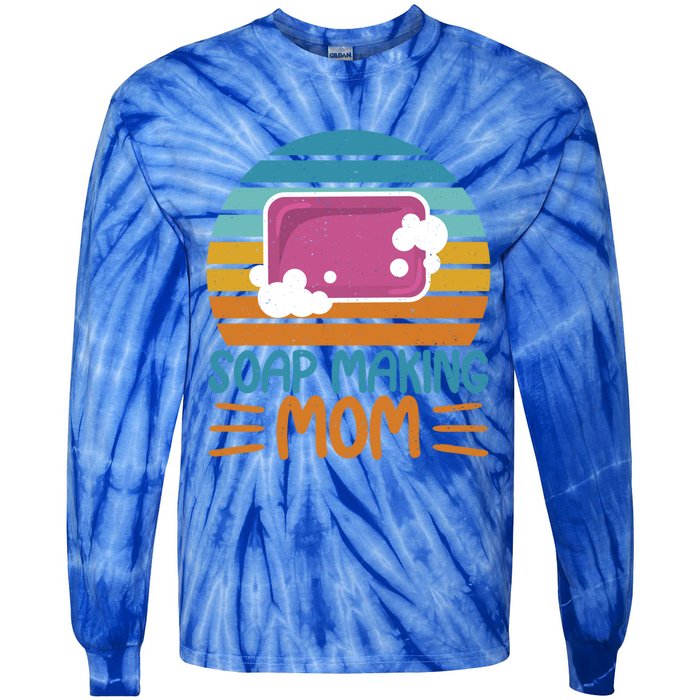 Soap Making Mom Soap Maker Expert Soap Lover Cute Gift Tie-Dye Long Sleeve Shirt