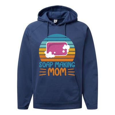 Soap Making Mom Soap Maker Expert Soap Lover Cute Gift Performance Fleece Hoodie