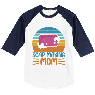 Soap Making Mom Soap Maker Expert Soap Lover Cute Gift Baseball Sleeve Shirt