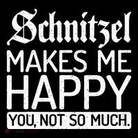 Schnitzel Makes Me Happy You Not So Much Schnitzel City Backpack