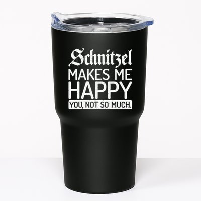 Schnitzel Makes Me Happy You Not So Much Schnitzel Tumbler