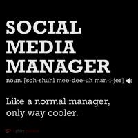 Social Media Manager Funny Definition Gift USA-Made Doggie Bandana