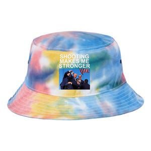 Shooting Makes Me Stronger Trump 2024 Trump 2024 Us Flag Donald Trump Election Tie Dye Newport Bucket Hat