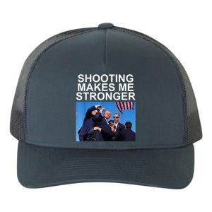 Shooting Makes Me Stronger Trump 2024 Trump 2024 Us Flag Donald Trump Election Yupoong Adult 5-Panel Trucker Hat