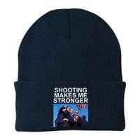 Shooting Makes Me Stronger Trump 2024 Trump 2024 Us Flag Donald Trump Election Knit Cap Winter Beanie