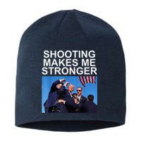 Shooting Makes Me Stronger Trump 2024 Trump 2024 Us Flag Donald Trump Election Sustainable Beanie