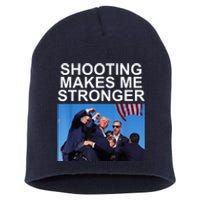 Shooting Makes Me Stronger Trump 2024 Trump 2024 Us Flag Donald Trump Election Short Acrylic Beanie