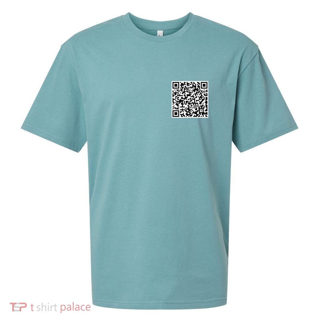 Scan Me Mathew 22:37-38 Bible Quote Shall Love The Lord Sueded Cloud Jersey T-Shirt