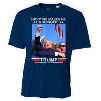 Shooting Makes Me Stronger Trump 2024 Trump 2024 Us Flag Donald Trump Election Cooling Performance Crew T-Shirt