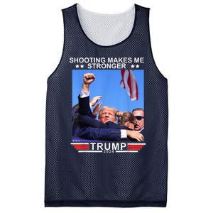 Shooting Makes Me Stronger Trump 2024 Trump 2024 Us Flag Donald Trump Election Mesh Reversible Basketball Jersey Tank