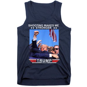 Shooting Makes Me Stronger Trump 2024 Trump 2024 Us Flag Donald Trump Election Tank Top