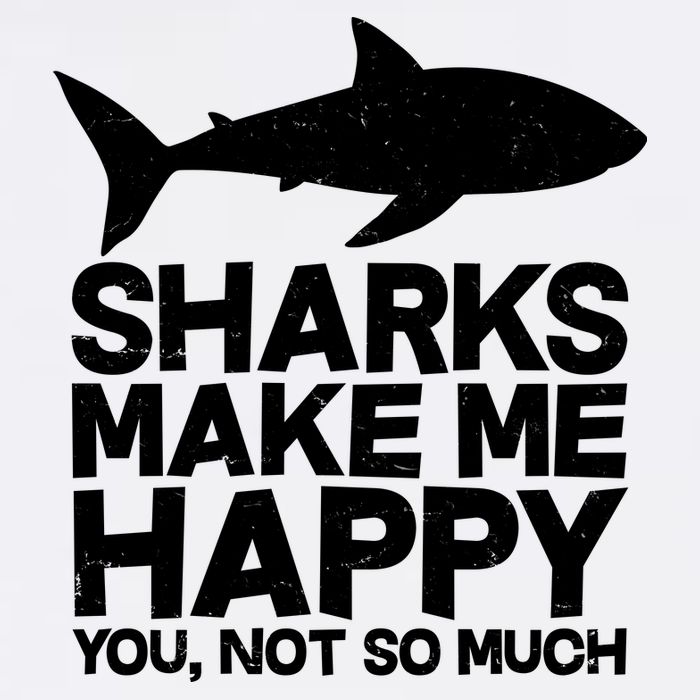 Sharks Make Me Happy You Not So Much Poster