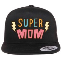 Super Mom Mothers Day Flatbill Hat