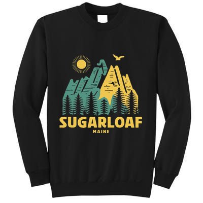Sugarloaf Mountains Maine Hiking Outdoors Vintage Sweatshirt