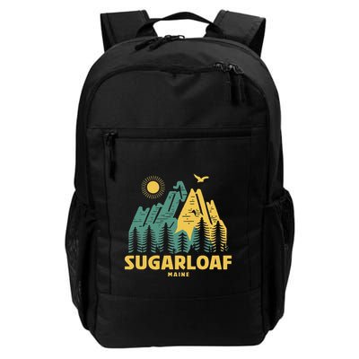 Sugarloaf Mountains Maine Hiking Outdoors Vintage Backpack