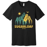 Sugarloaf Mountains Maine Hiking Outdoors Vintage Premium T-Shirt