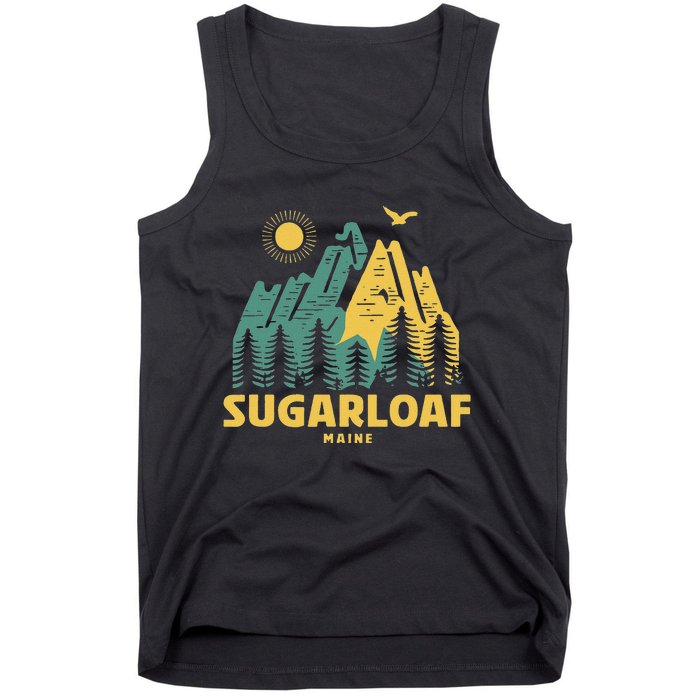 Sugarloaf Mountains Maine Hiking Outdoors Vintage Tank Top