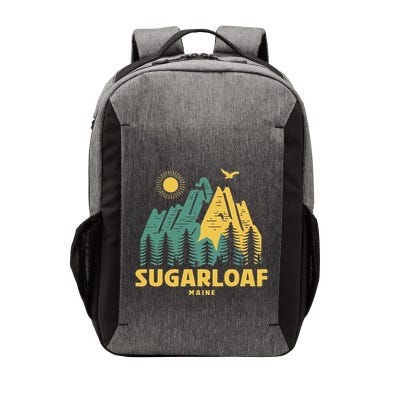 Sugarloaf Mountains Maine Hiking Outdoors Vintage Vector Backpack