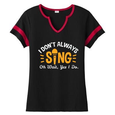 Singer Musician Music Musical Teacher Singing Gift Ladies Halftime Notch Neck Tee