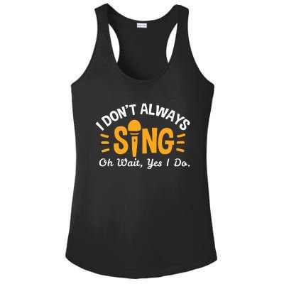 Singer Musician Music Musical Teacher Singing Gift Ladies PosiCharge Competitor Racerback Tank