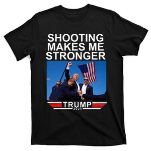 Shooting Makes Me Stronger Trump 2024 Never Surrender T-Shirt