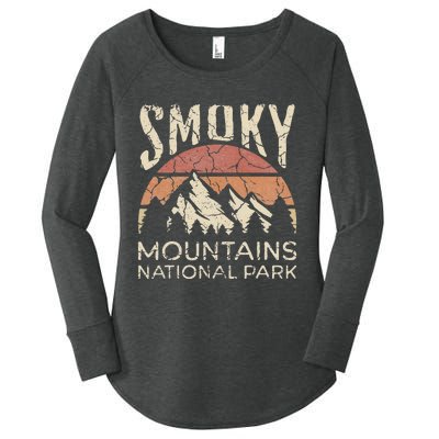 Smoky Mountains National Park Tennessee Hiking Outdoors Women's Perfect Tri Tunic Long Sleeve Shirt