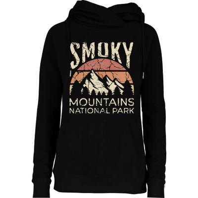 Smoky Mountains National Park Tennessee Hiking Outdoors Womens Funnel Neck Pullover Hood