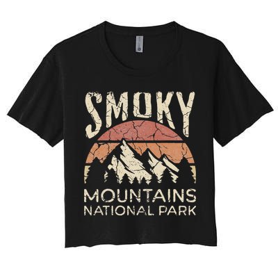 Smoky Mountains National Park Tennessee Hiking Outdoors Crop Top