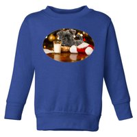 Santa Milk N Cookies Dog Affenpinscher Gift Toddler Sweatshirt